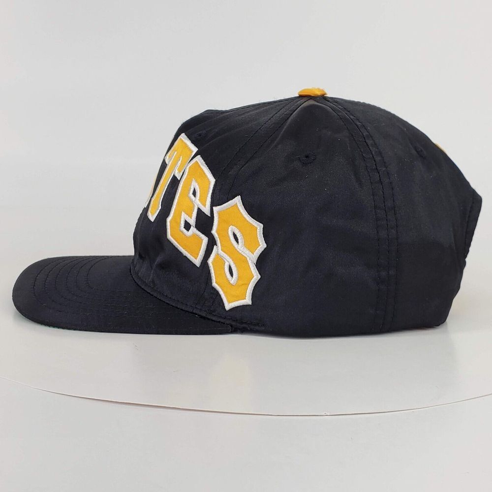 Vintage Rare Pittsburgh Pirates American Needle Hat‎ Script Snapback Black Cap - Picture 5 of 16